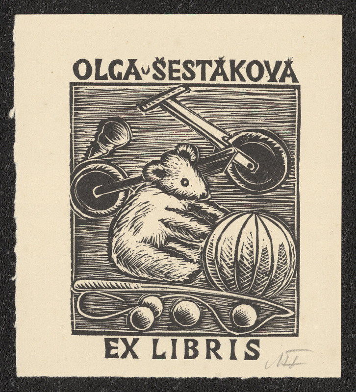 Michael Florian - Olga Šestáková Ex libris