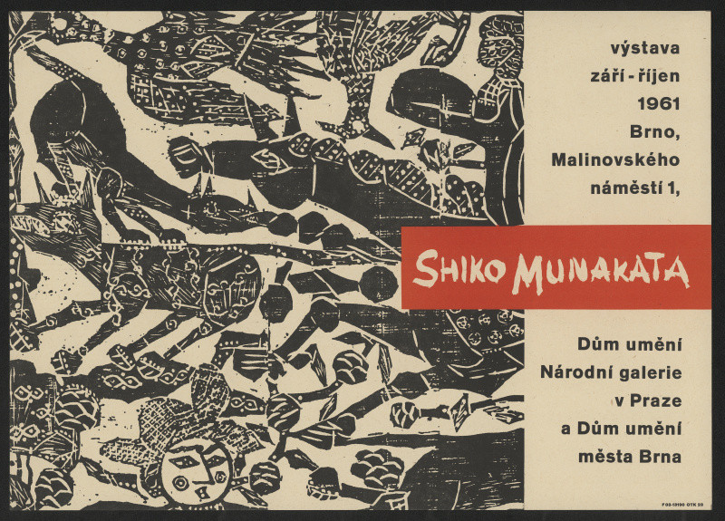 neznámý - Výstava Shiko Muinakata, Brno Dům umění 1961