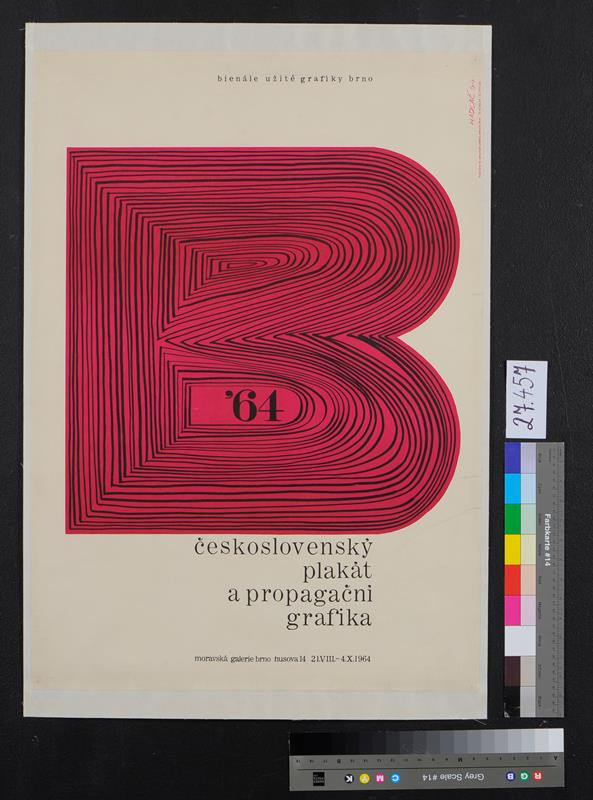 Jiří Hadlač - Bienále užité grafiky Brno československý plakát a propagační grafika