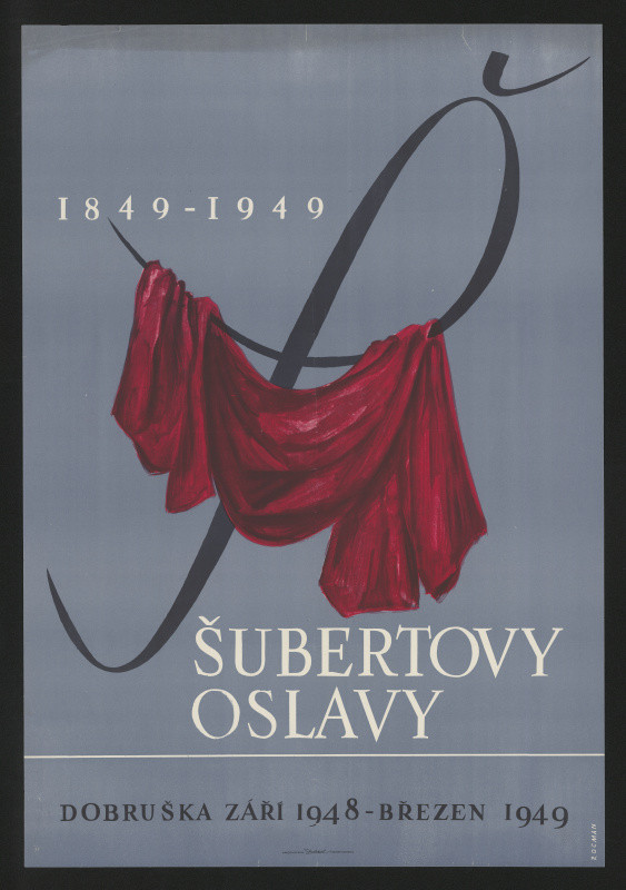 neznámý - 1849-1949 Šubertovy oslavy Dobruška září 1948 - březen 1949