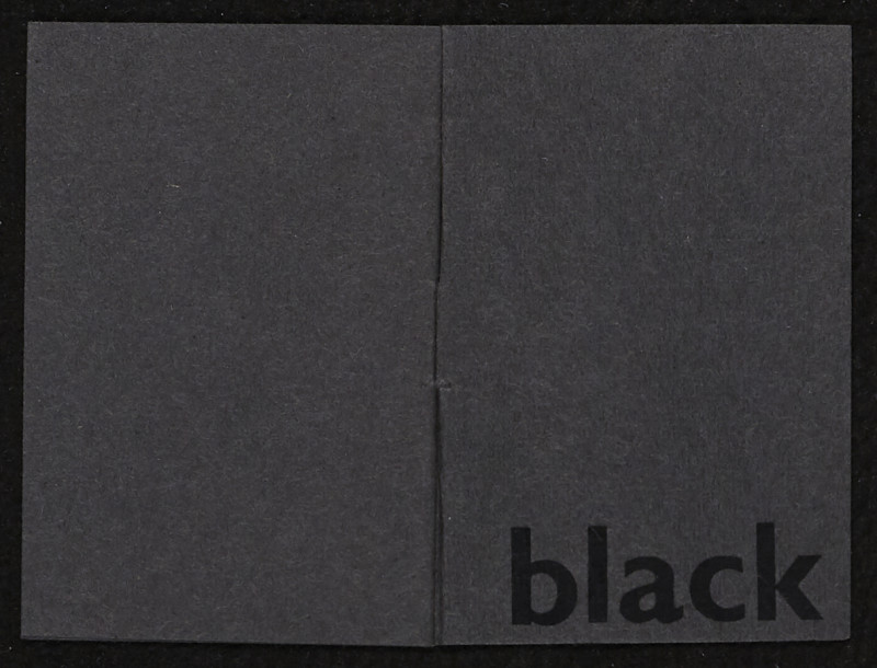 Jiří Valoch - mini black book