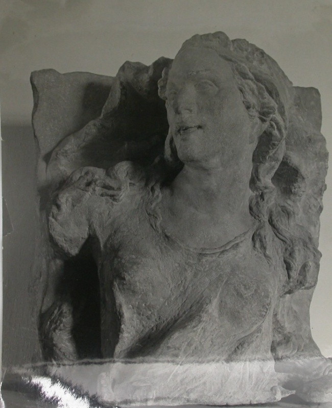 Jan Svoboda - Bez názvu (Ženské poprsí, Josef Wagner), z cyklu Pojednání o plastice / Untitled, from the Essays on Sculpture cycle