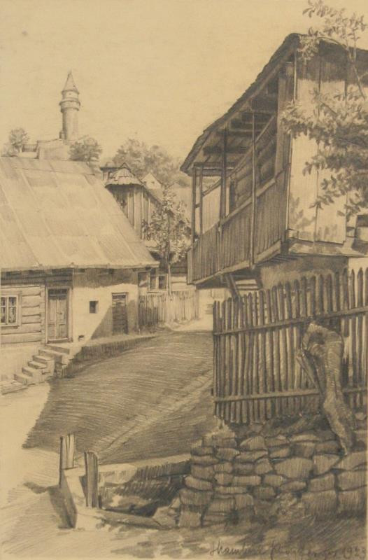 Rudolf Leger - Ulice ve Štramberku