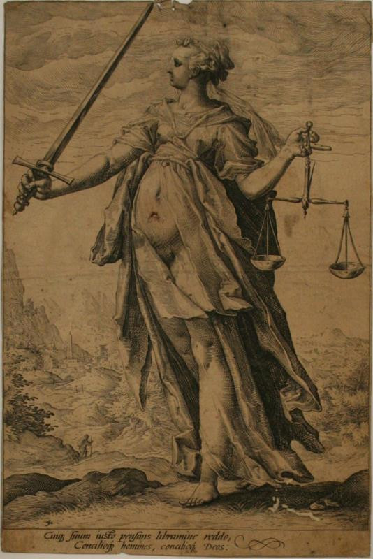 Jacob Matham (Maetham) - Justitia