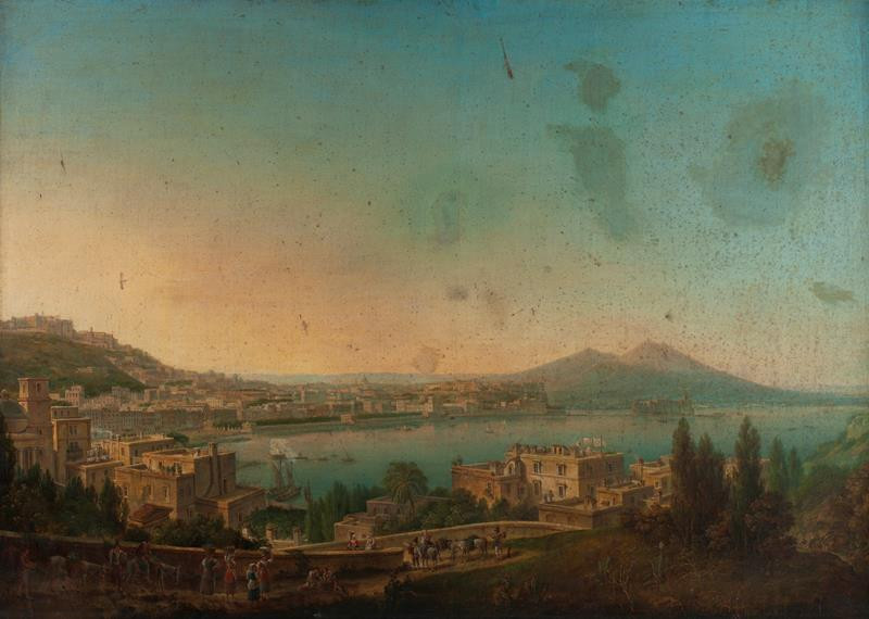 Antonio Sacchetti - Pohled na Neapol
