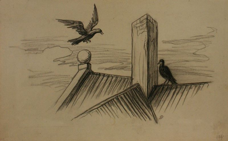 Petr Dillinger - Ilustrace k povídce Silhonetta