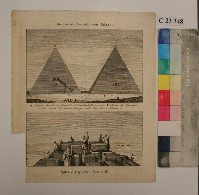 neurčený autor - Die  große  Pyramide  von  Ghizze