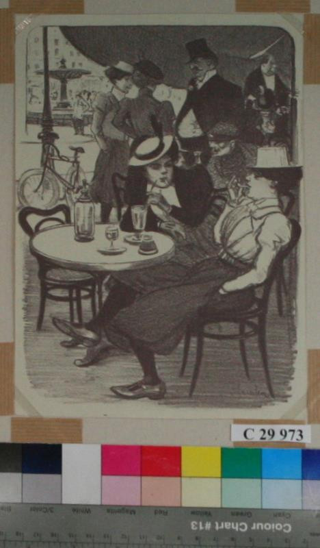 Theophile Alexander Steinlen - V kavárně