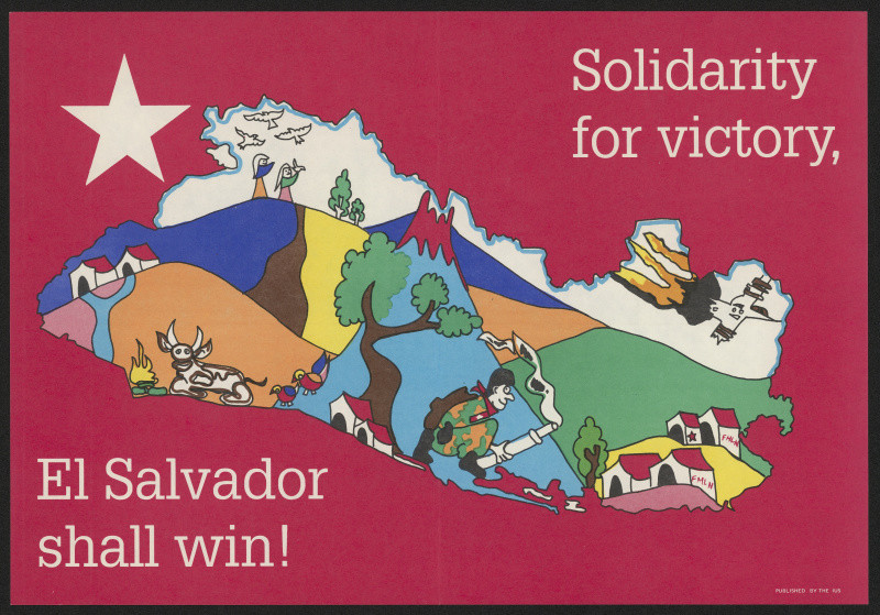 neznámý - Solidarity for victory, El Salvador shall win! Internat. Union of Students