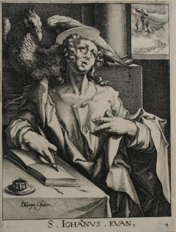 Jacob de (Jacques) Gheyn II. - S. Johannus. Evan,