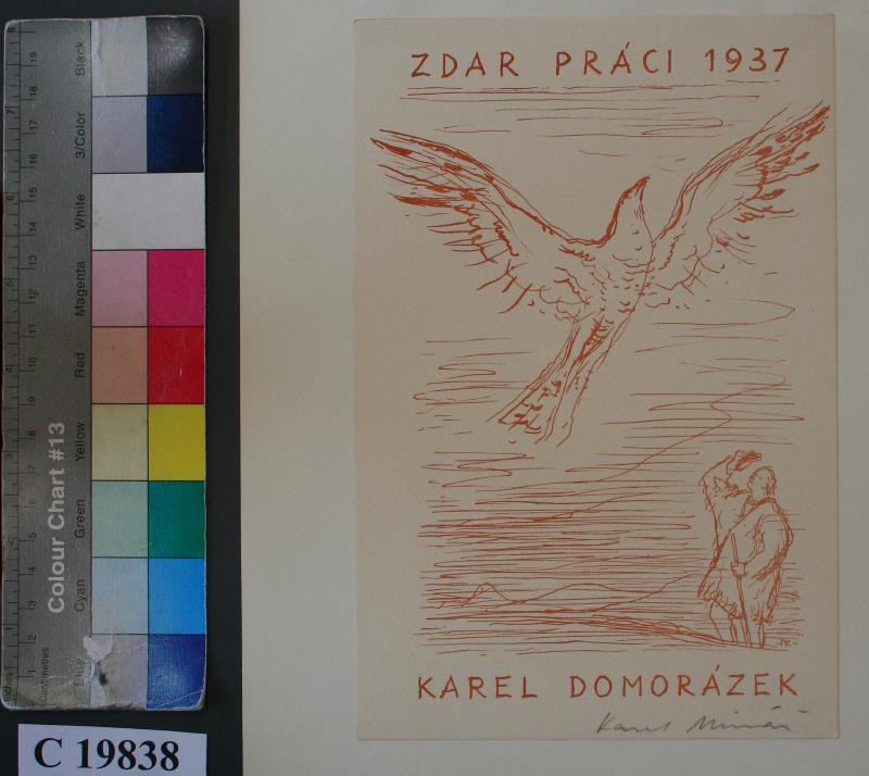 Karel Minář - Zdar práci 1937 Karel Domorázek