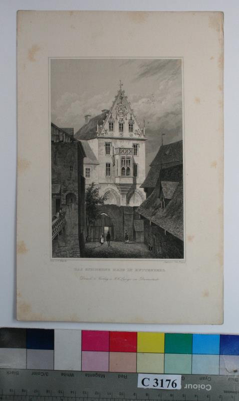 Johann Gabriel Friedrich Poppel - Das  steinerne  Haus  in  Kuttenberg