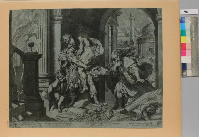 Agostino Carracci - Aeneas  a   Auchises