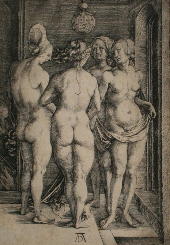 Albrecht Dürer - Skupina čtyř nahých žen