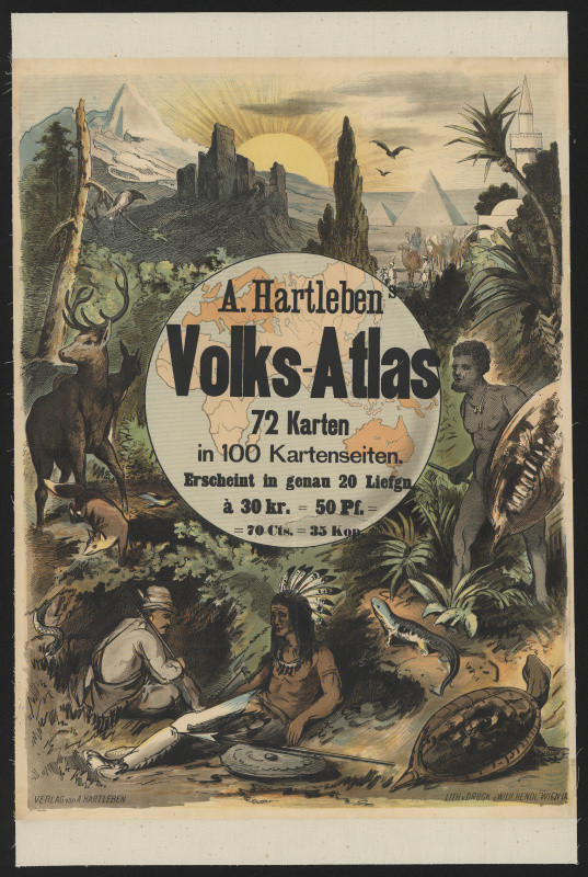 neznámý - A.Hartleben:Volks-Atlas