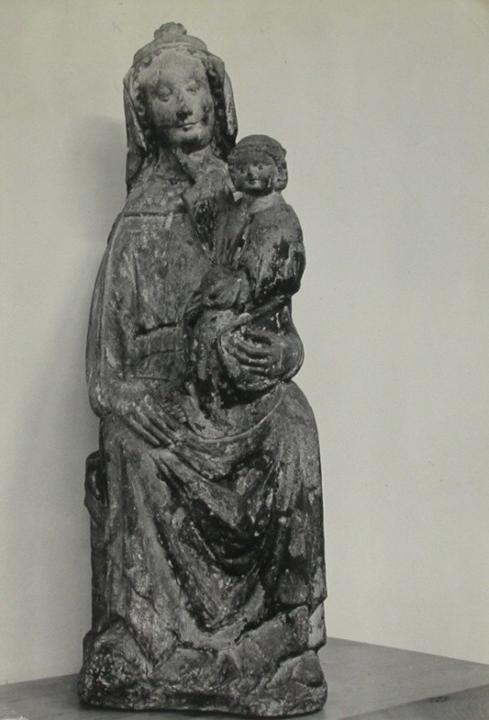 Jan Svoboda - Bez názvu (Panna Maria s Ježíškem), z cyklu Pojednání o plastice / Untitled, from the Essays on Sculpture cycle