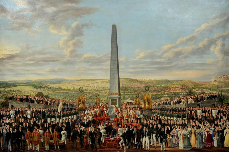 František (Franz) Richter - Zasvěcení obelisku na Františkově r. 1818