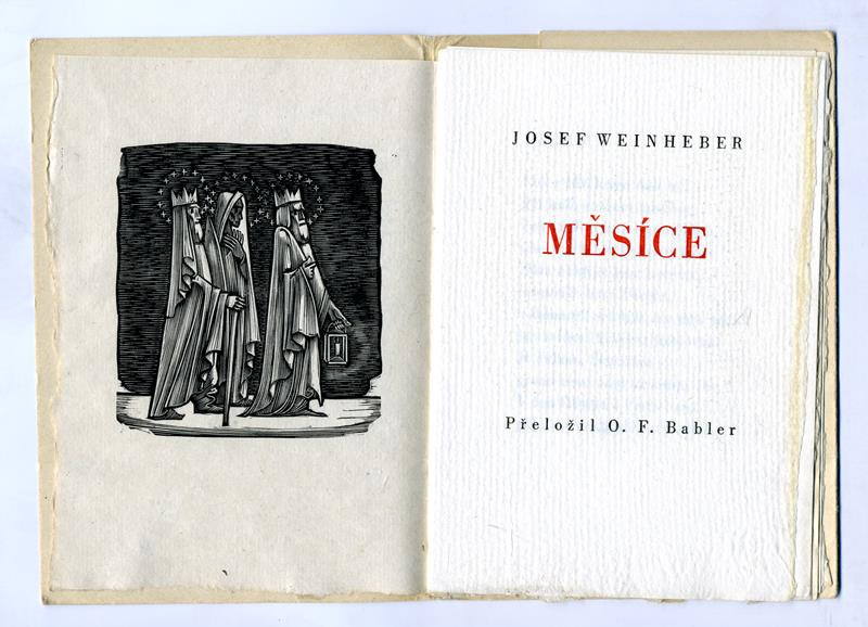 Josef Weinheber, Otto F. Babler - Měsíce