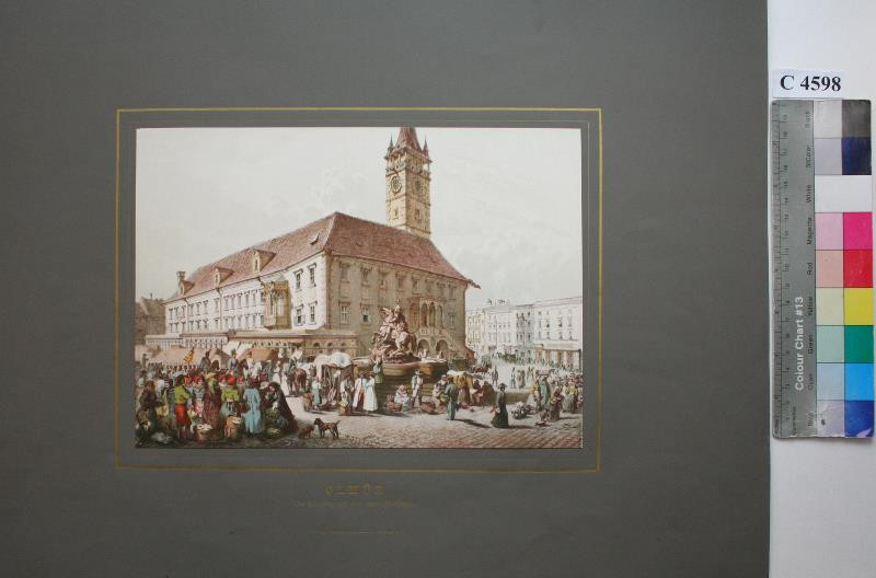 August Haun - Olomouc : Horní  náměstí