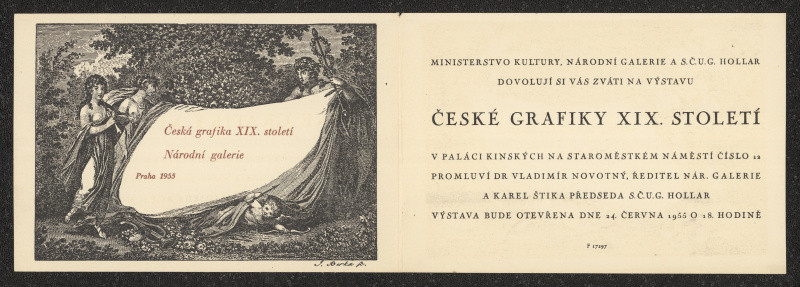 Eduard Milén - Česká grafika 19. stol., Palác Kinských, Staroměsts. nám.12