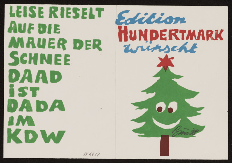 Armin ed. Hundertmark - novoročenka 1979, Edition Hundertmark