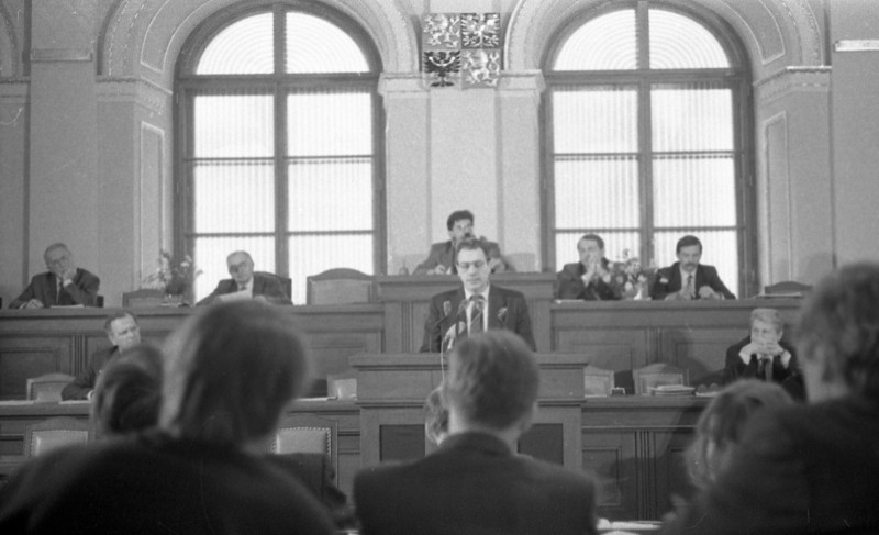 Dagmar Hochová - Lustrace v České národní radě, únor 1991