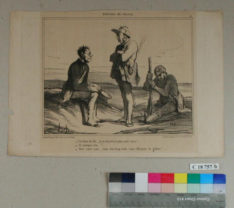 Honoré Daumier - Emotions  de  Chasse
