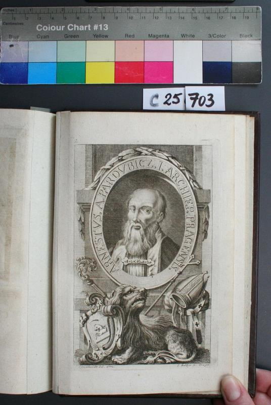 Johann Balzer - Arnestus a Pardubicz I. Archiep. Pragensis