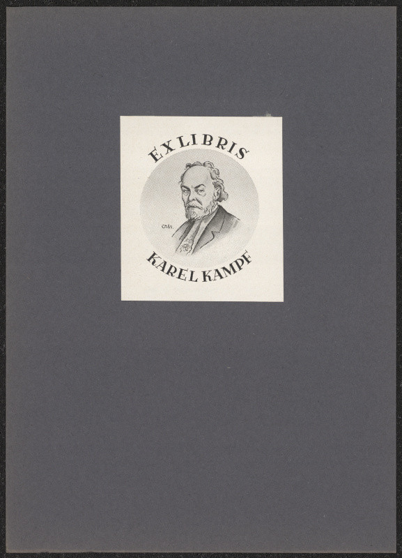 Oldřich Crhounek - Ex libris Karel Kampf