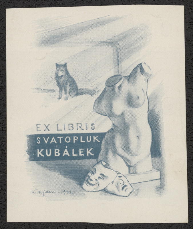 Karel Hojden - Ex libris Svatopluk Kubálek