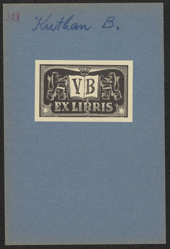 B. Kuthan - V B Ex libris