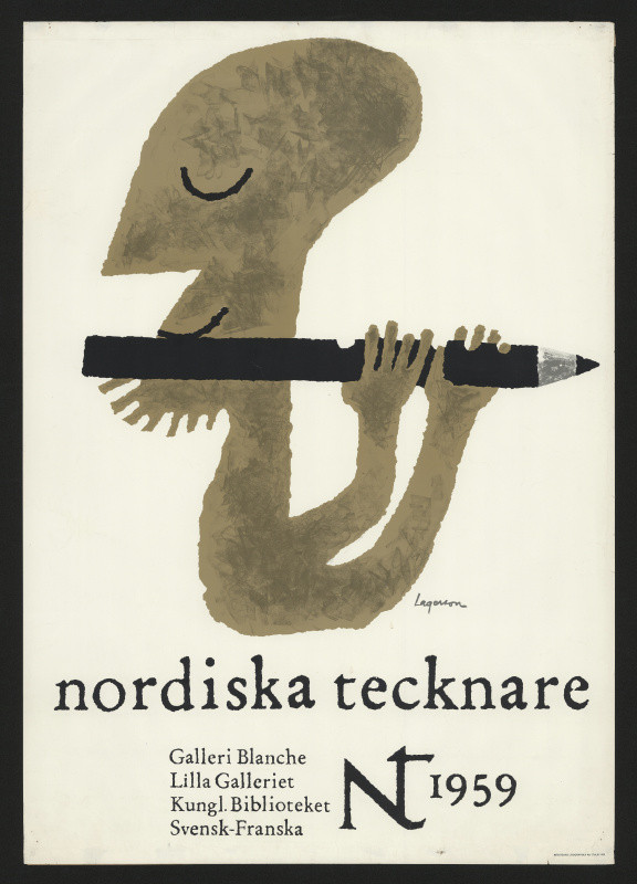 Rolf Lagerson - Nordiska Tecknare (Severské kresby) 1959