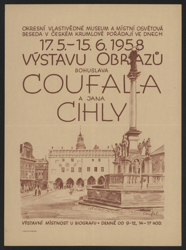 Bohuslav Coufal - Výstava obrazů Bohuslava Couvala a Jana Cihly
