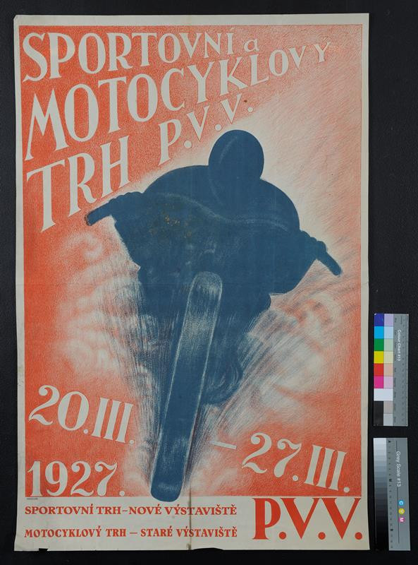 Josef Hesoun - Sportovní motocyklový trh P.V.V. 1927
