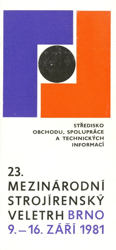 Jan Rajlich st. - 23. mezinárodní strojírenský veletrh Brno 1981
