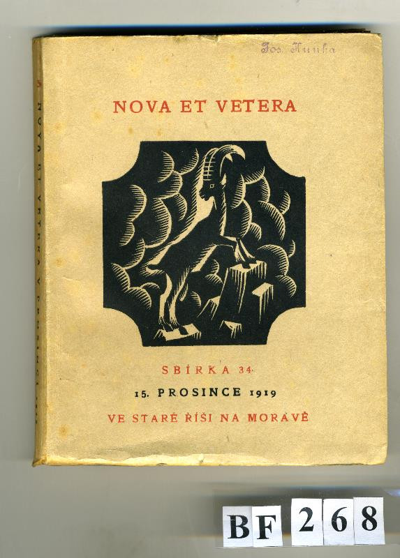 František Obzina, Kryl & Scotti, Otto Albert Tichý, neurčený autor, František J. Trnka - Nova et vetera, sbírka 34.
