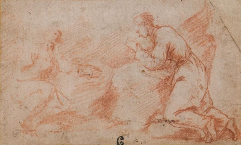 Jusepe (José) de Ribera - Dva eremité při meditaci