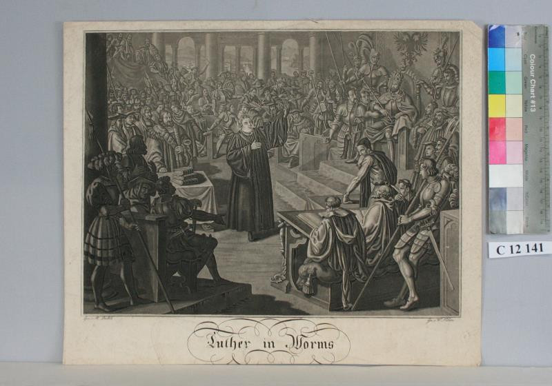 Johann Essais Nilson - Luther  in  Worms