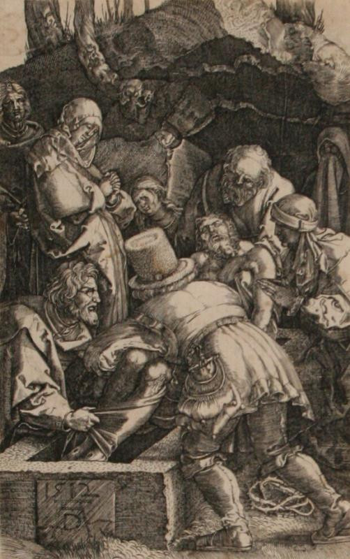 Albrecht Dürer - Kristus kladen do hrobu