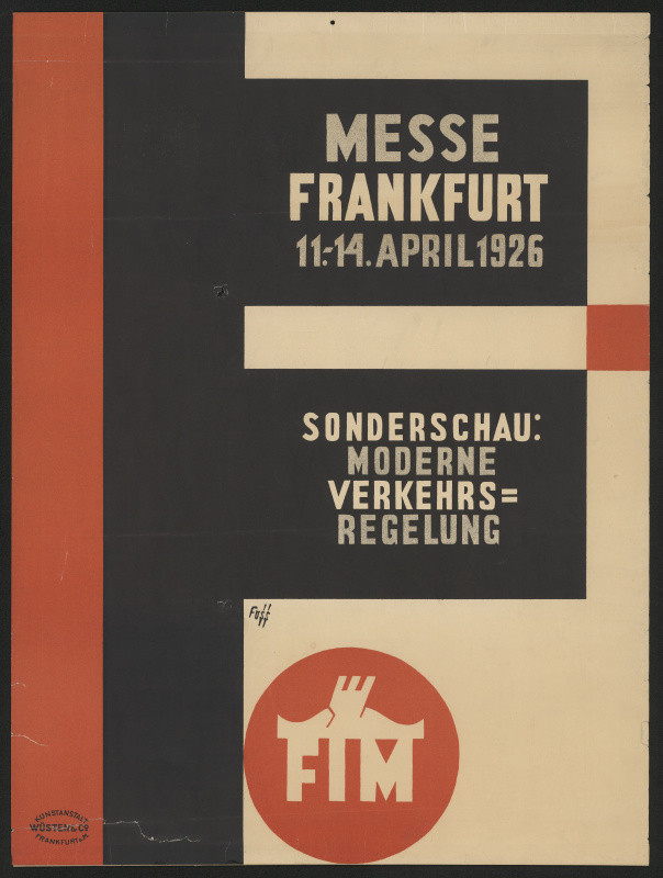 Albert Fuss - Messe Frankfurt 1925, Sonderschua Moderne Verkehrsregelung