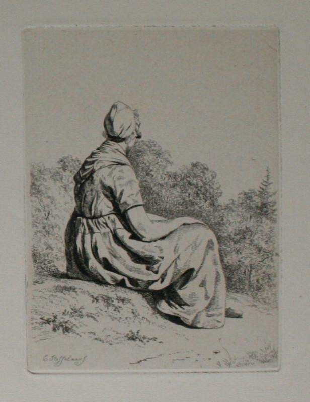 Cornelis Steffelaer - grafika - figura