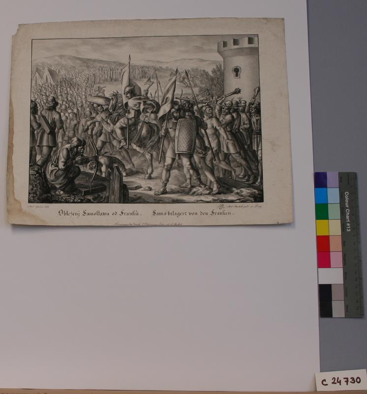 Antonín Jan Gareis/1791 - Obležení  Sareoslava  od  Franků