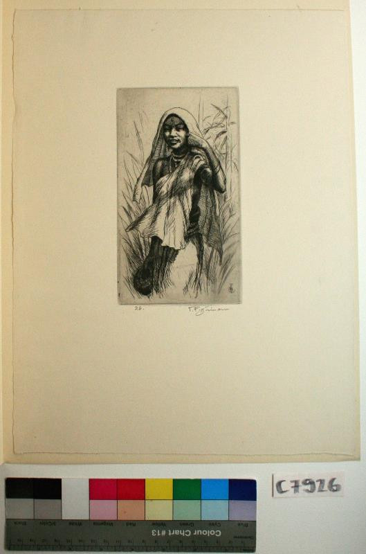 Tavík František Šimon - Cyklus Črty z Orientu: Ceylonské děvče