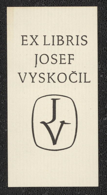 Oldřich Menhart - Ex libris Josef Vyskočil