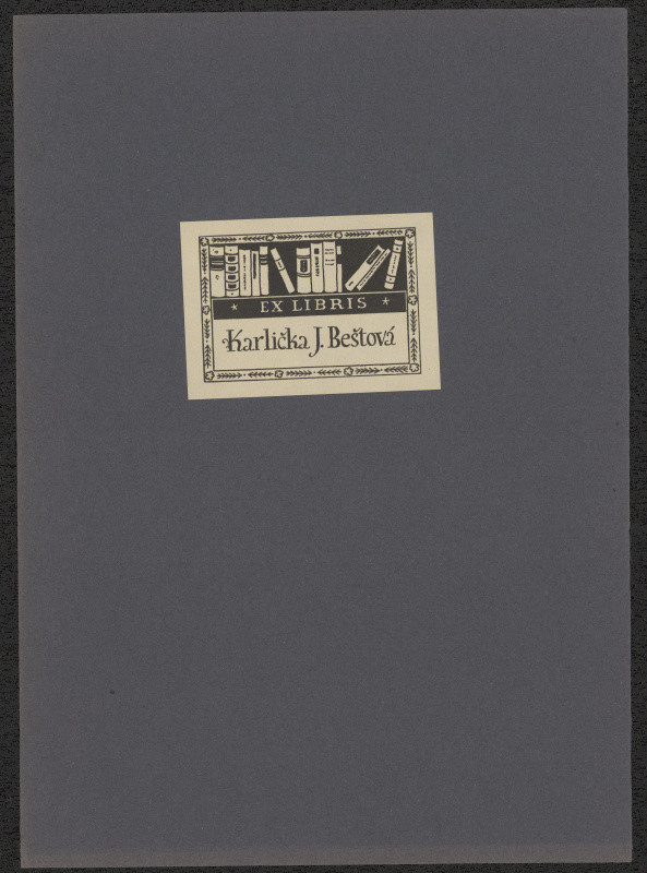 Bozděch - Exlibris Karlička J. Beštová