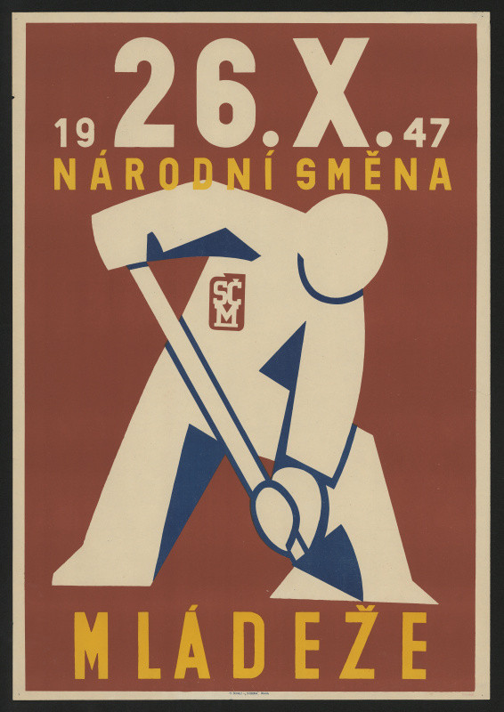 neznámý - 26.X.1947 národní směna mádeže SČM