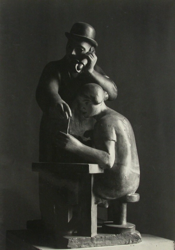 Jan Svoboda - Bez názvu (Obchod, Otto Gutfreund), z cyklu Pojednání o plastice / Untitled, from the Essays on Sculpture cycle