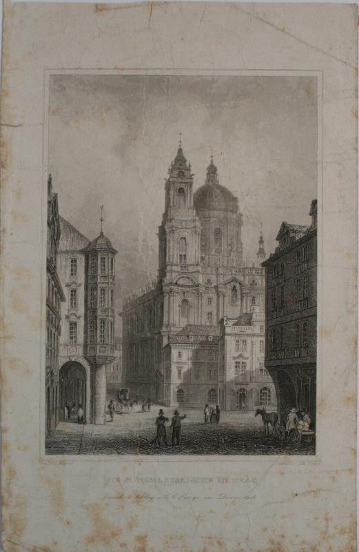 Johann Gabriel Friedrich Poppel - Die St. Nicolauskirche in Prag