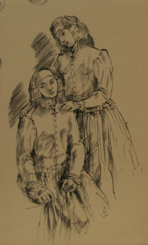 Dobroslava Bilovská - Matka s dcerou z Hané