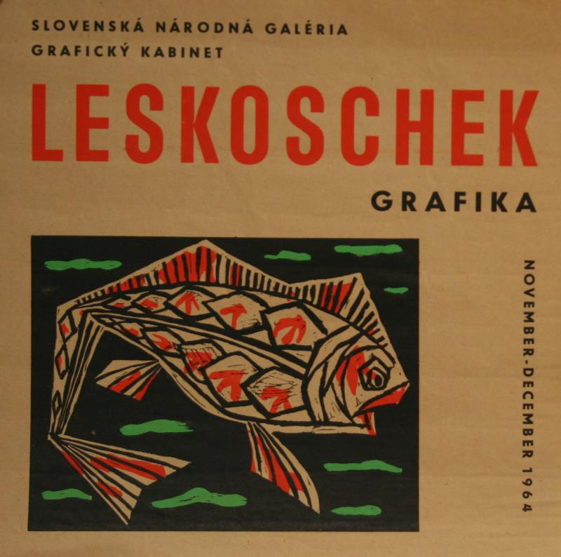 neurčený autor - Leskoschek grafika. SNG 1964